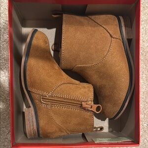 Brown Suede Ankle Boots